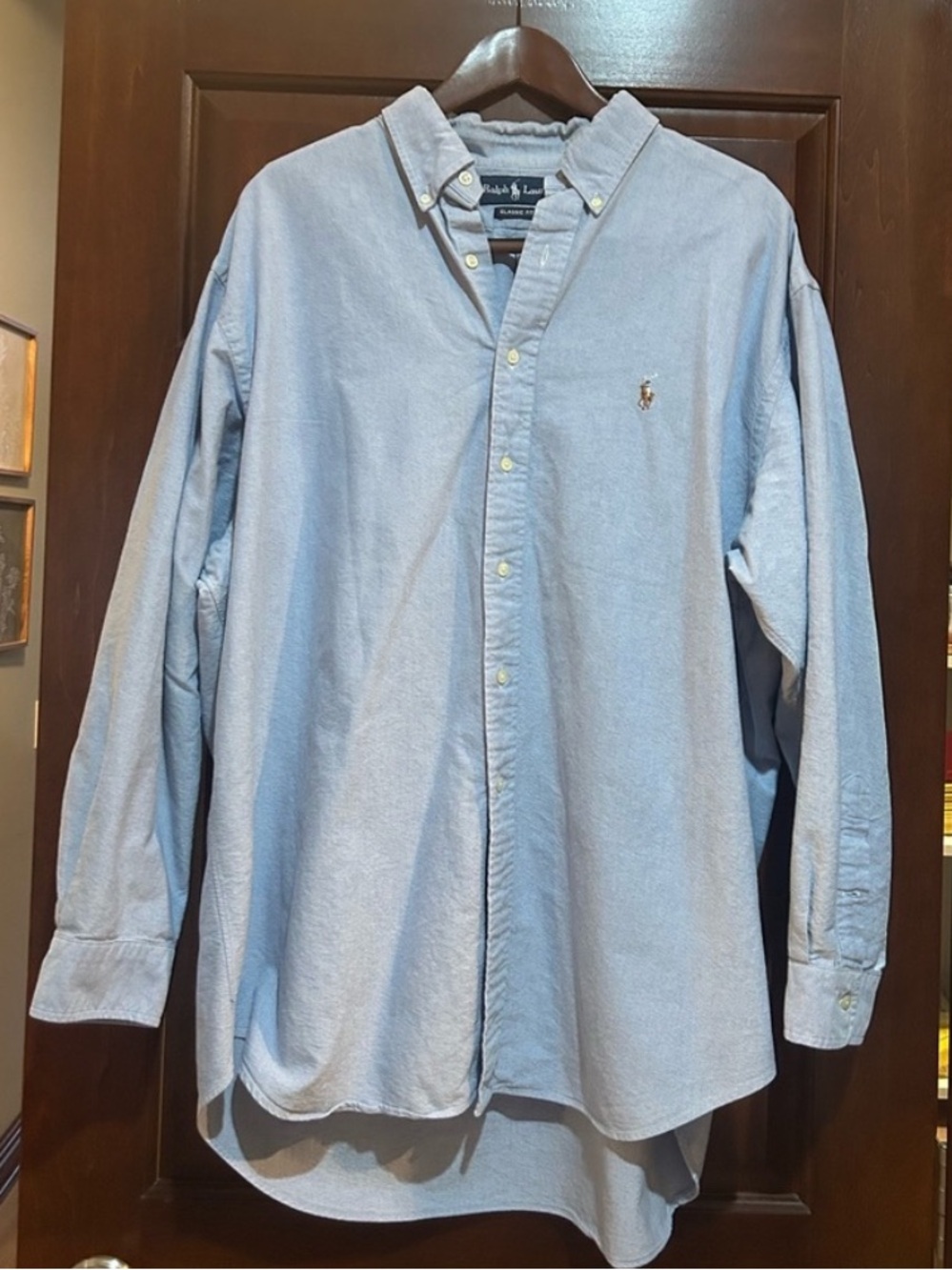 Polo Ralph Lauren Classic Fit Oxford Button Down Shirt Men’s 18 34/35